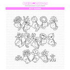 Clearly Besotted Bitty Blooms Clear Stamps 1