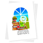 Clearly Besotted Bitty Bookworm Clear Stamp Set apple