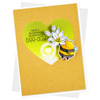 Clearly Besotted Blooming Beeday Clear Stamps lily
