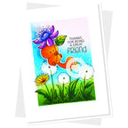 Clearly Besotted Blooming Buddies Clear Stamps friend