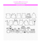 Clearly Besotted Bootiful Besties Clear Stamps