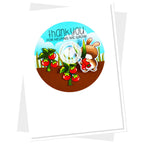 Clearly Besotted Dig Deeper Clear Stamps tomatoes