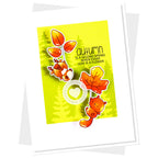 Clearly Besotted Float and Fall Clear Stamps autumn is second spring card