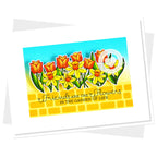 Clearly Besotted Grow A Row Clear Stamps garden