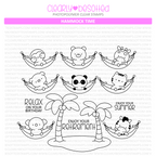Clearly Besotted Hammock Time Clear Stamps