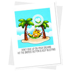 Clearly Besotted Hammock Time Clear Stamps palmtrees