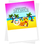 Clearly Besotted Happy Hour Clear Stamps relax