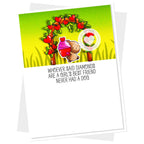 Clearly Besotted Laugh Out Loudest Clear Stamps heart arbor
