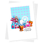 Clearly Besotted Mini Make Up Clear Stamps make up