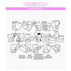 Clearly Besotted Mini Masterchef Clear Stamps 1