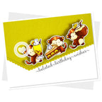 Clearly Besotted Monkey Business Clear Stamps banana treats