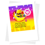 Clearly Besotted New Bay Bee Clear Stamps congrats