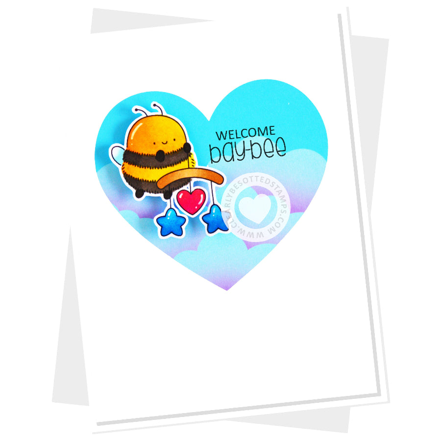 Clearly Besotted New Bay Bee Clear Stamps stars