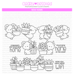 Clearly Besotted New Home Clear Stamps