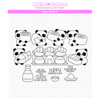 Clearly Besotted Roll With It Clear Stamps