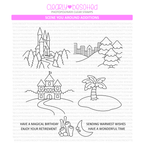 Clearly Besotted Scene You Around Additions Clear Stamps 1