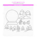 Clearly Besotted Scene You Around Clear Stamps
