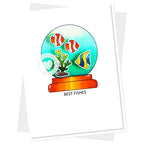 Clearly Besotted Scene You Around Clear Stamps fish