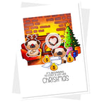 Clearly Besotted Season Of Sulking Clear Stamps fireplace