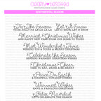 Clearly Besotted Sentimental Season Clear Stamps