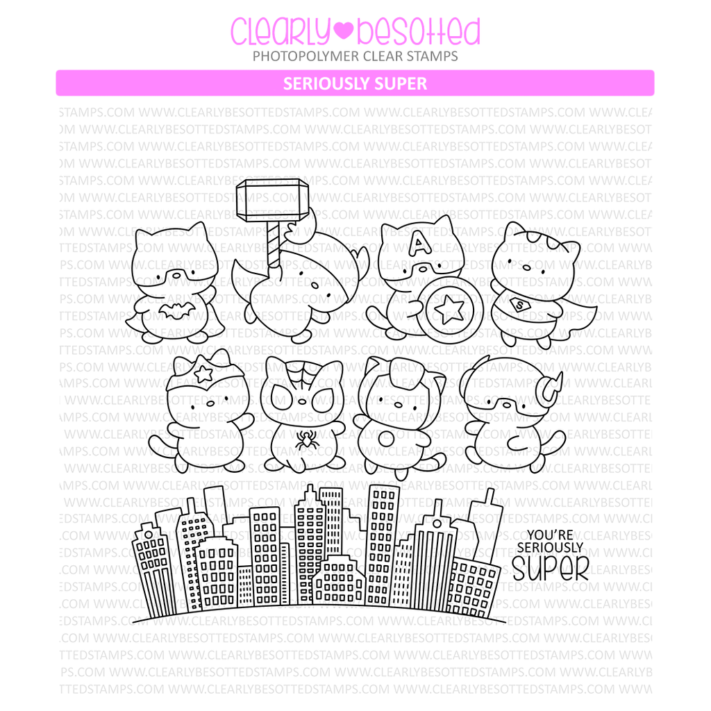 Clearly Besotted Seriously Super Clear Stamps