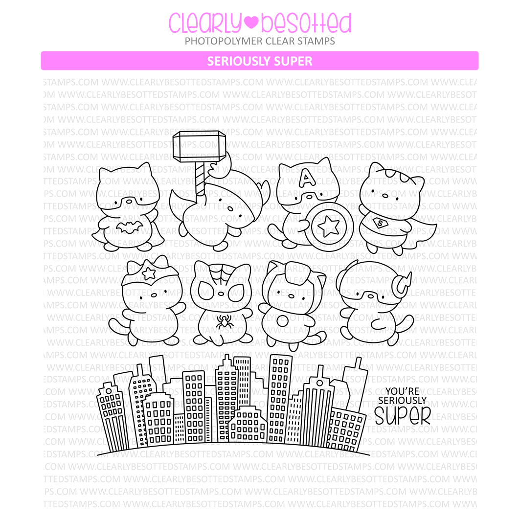 Clearly Besotted Seriously Super Clear Stamps