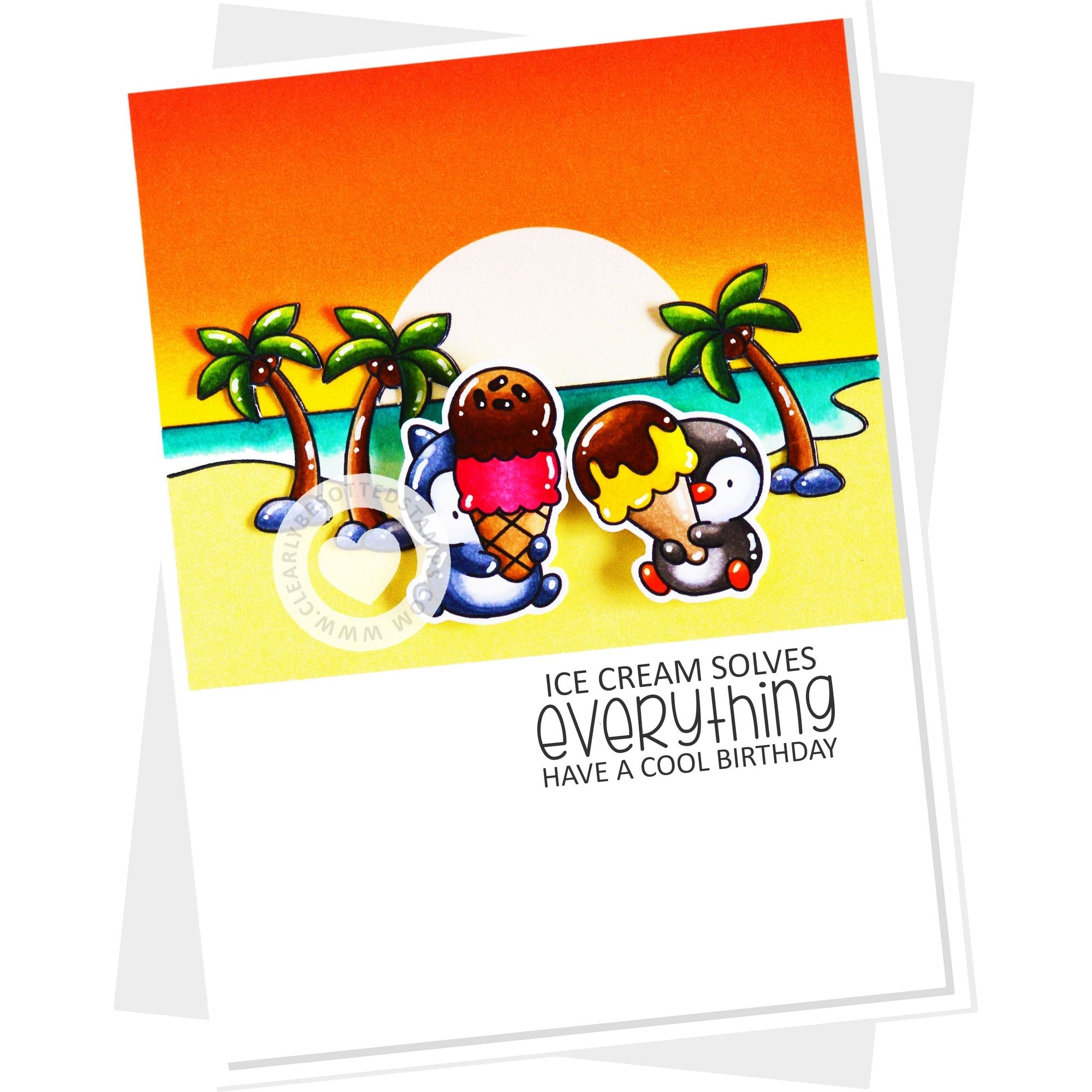 Clearly Besotted Set The Scene Clear Stamps