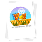 Clearly Besotted Small Snacks Clear Stamps cheese