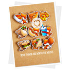 Clearly Besotted Small Snacks Clear Stamps pizza