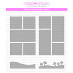 Clearly Besotted Small Story Boards Stencil