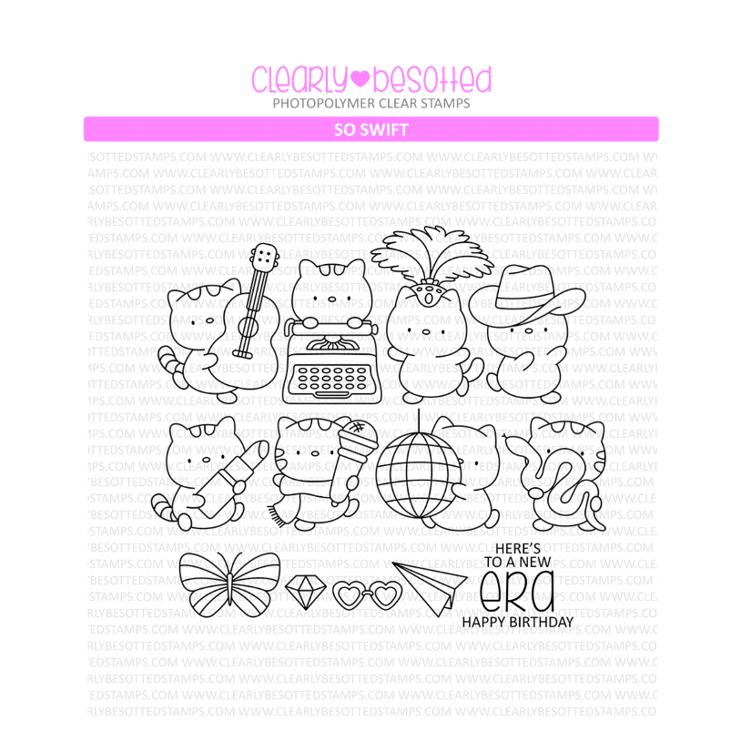 Clearly Besotted So Swift Clear Stamps