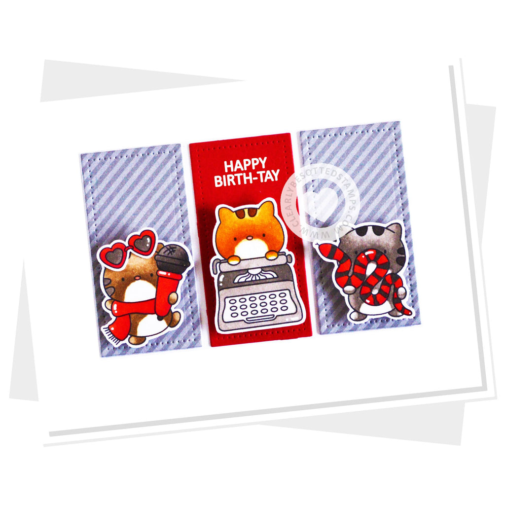 Clearly Besotted So Swift Clear Stamps happy birthday