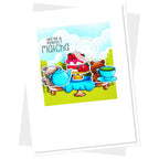 Clearly Besotted Tea For Two Clear Stamps strawberry cake