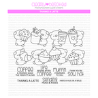 Clearly Besotted Thanks A Latte Clear Stamps 1