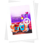 Clearly Besotted Thanks A Latte Clear Stamps friends