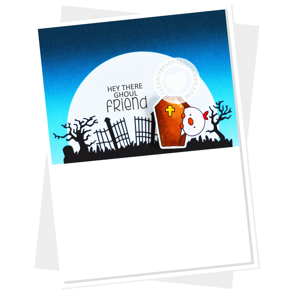 Clearly Besotted Tiny Terrors Clear Stamps friend