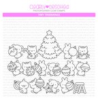 Clearly Besotted Tiny Trimmings Clear Stamps