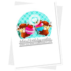 Clearly Besotted Underlined Sentiments Clear Stamps highland cows