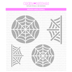 Clearly Besotted Woven Web Stencil