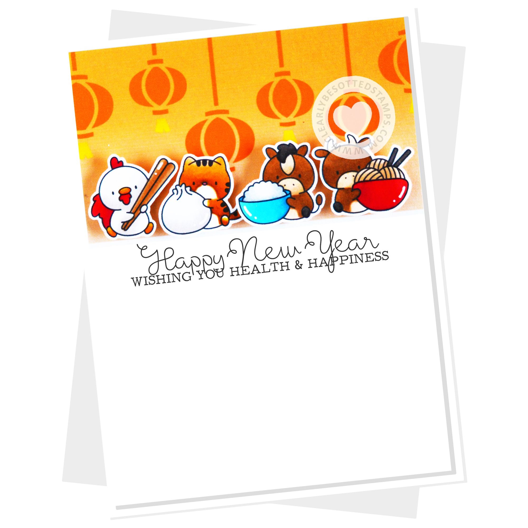 Clearly Besotted Year of You Clear Stamps dumplings