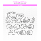 Clearly Besotted You're Lit Clear Stamps