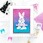 Simon Says Stamp Glitter Cardstock Clematis 6x6 sss334 Rain Or Shine Easter Card | color-code:ALT02