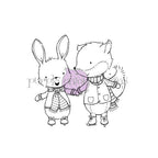 Purple Onion Designs Cleo And Archie Cling Stamp pod1364
