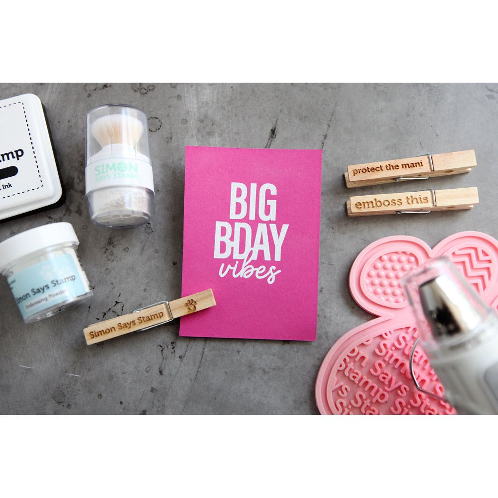 Simon Says Stamp Embossing Clothespins Heat st0139 Dear Friend