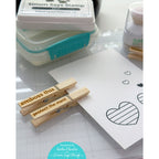 Simon Says Stamp Embossing Clothespins Heat st0139 Dear Friend