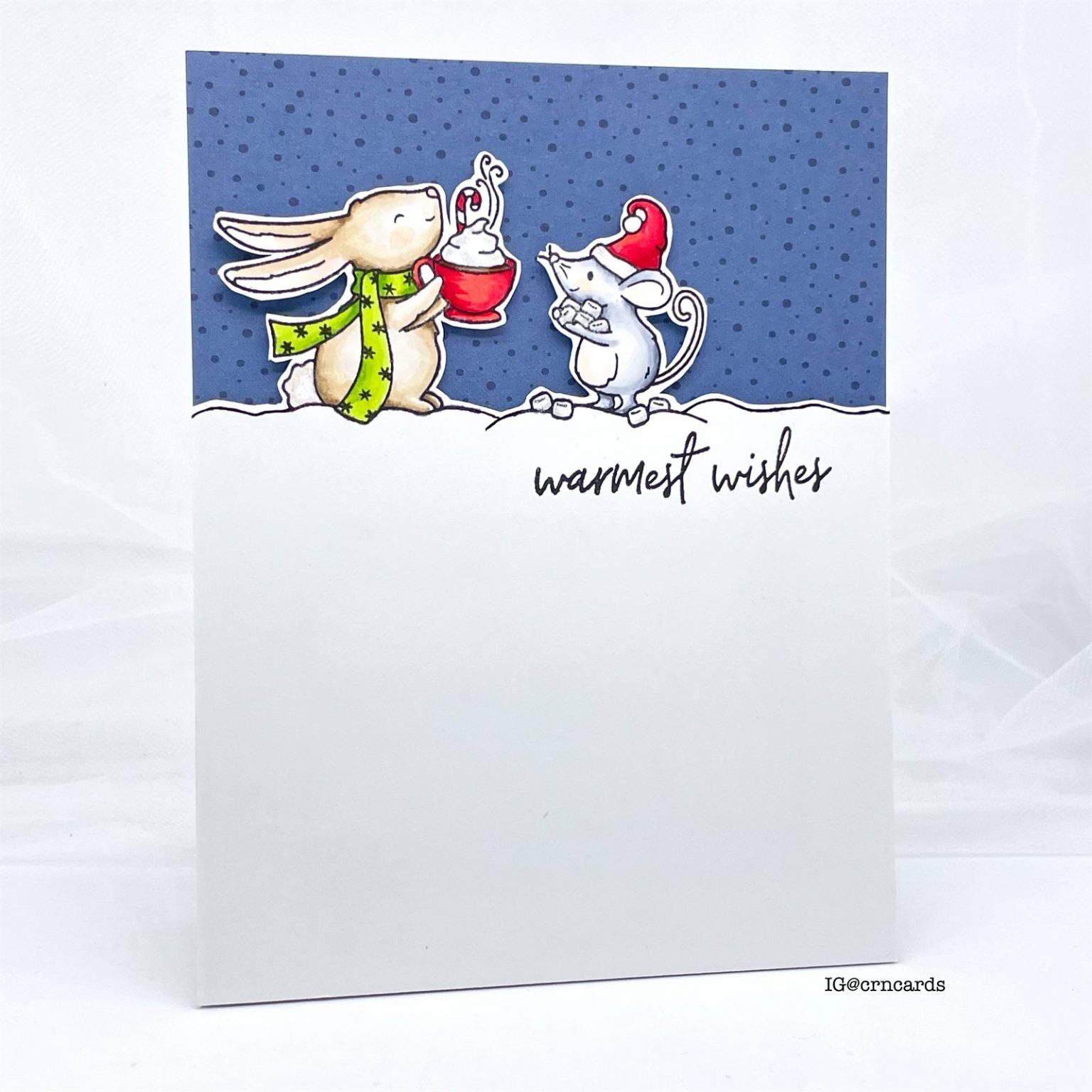 Simon Says Stamps And Dies Cocoa And Joy Diecember Christmas Card