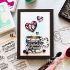 Simon Says Stamp Coffee Mugs Wafer Dies 1112sd Stamptember Thanks Card | color-code:ALT03