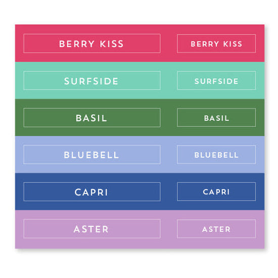 Concord & 9th 2026 Ink Pad and Ink Cube Labels 12743