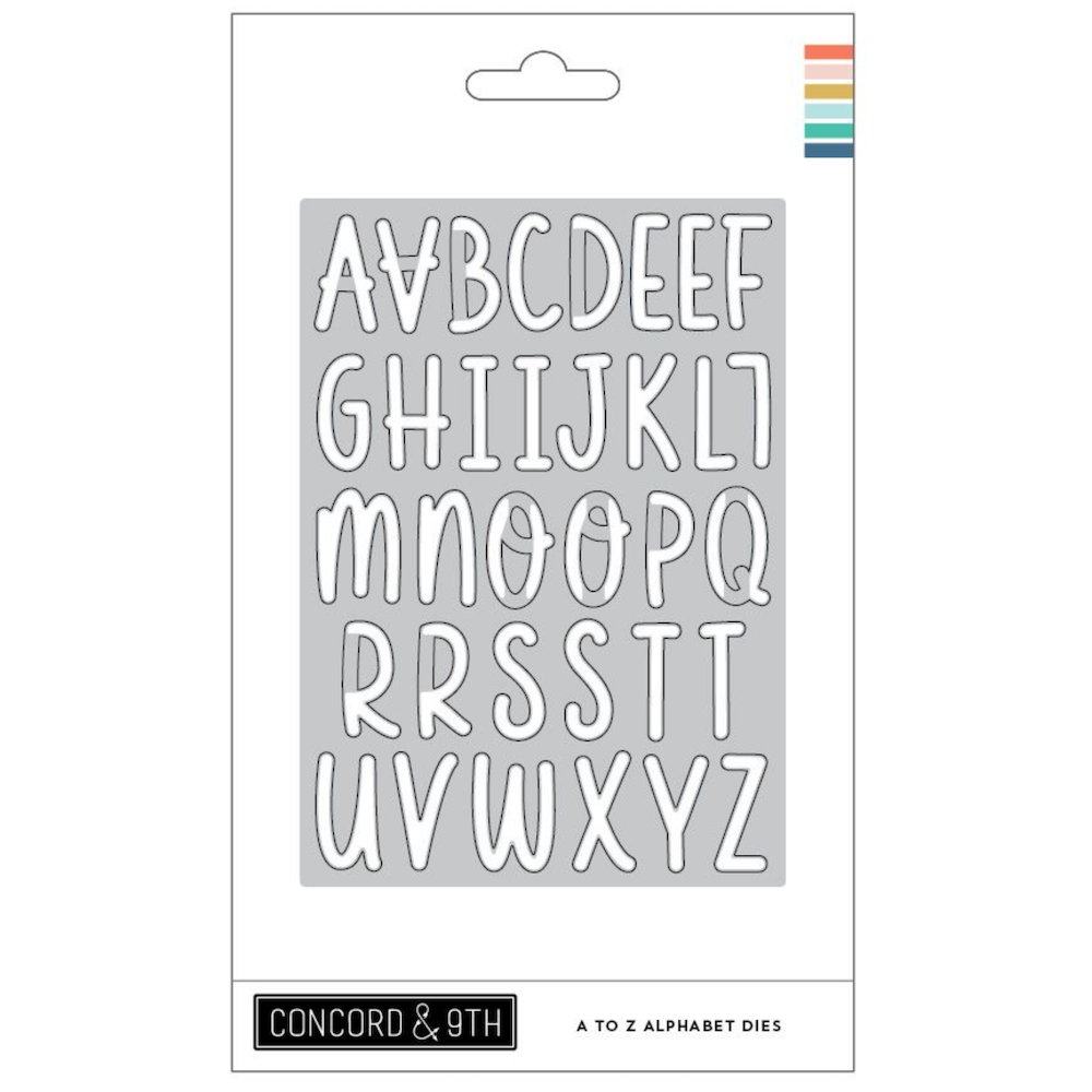 Concord & 9th A to Z Alphabet Die Set 12787