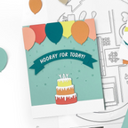 Concord & 9th Accordion Birthday Clear Stamp Set 12533 today